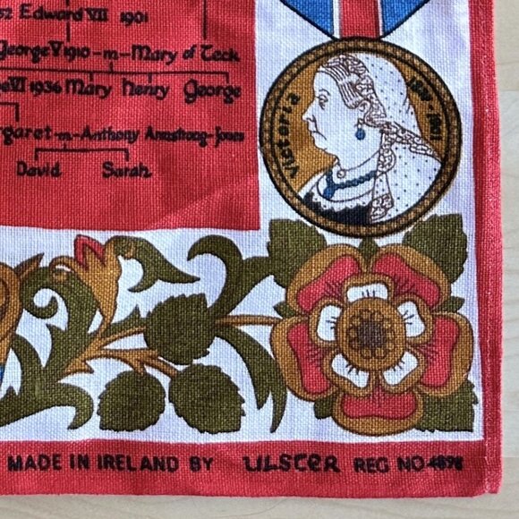 Vintage Irish Linen Tea Towel - Picture 5 of 10